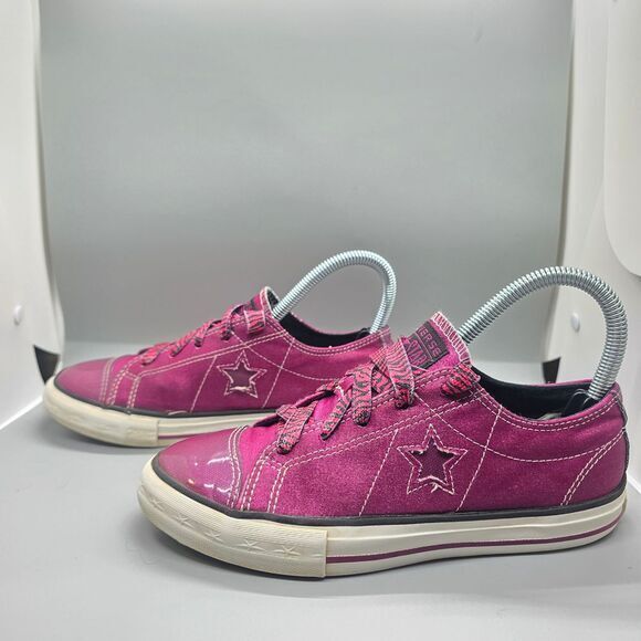 Converse One Star Chuck Taylor Low Sneaker Pink Junior Size‎ 3 - Picture 1 of 7